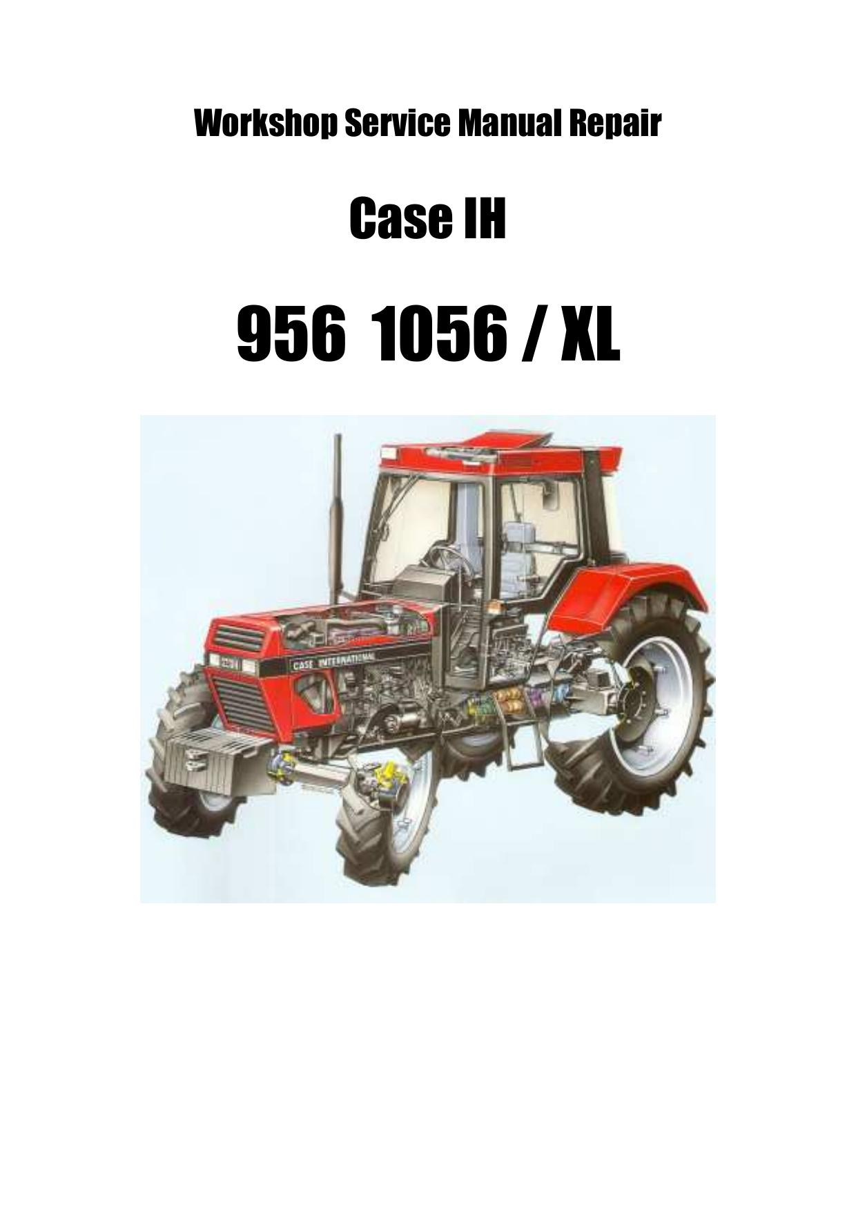 CaseIH 956 1056 XL Workshop Service Manual Repair